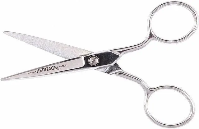Main image of HERITAGE G405LR Embroidery Scissor with Large Ring, 5-Inch