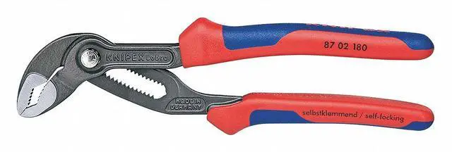 Alt view image 2 of 2 - KNIPEX 87 02 180 SBA Water Pump Pliers,7 In