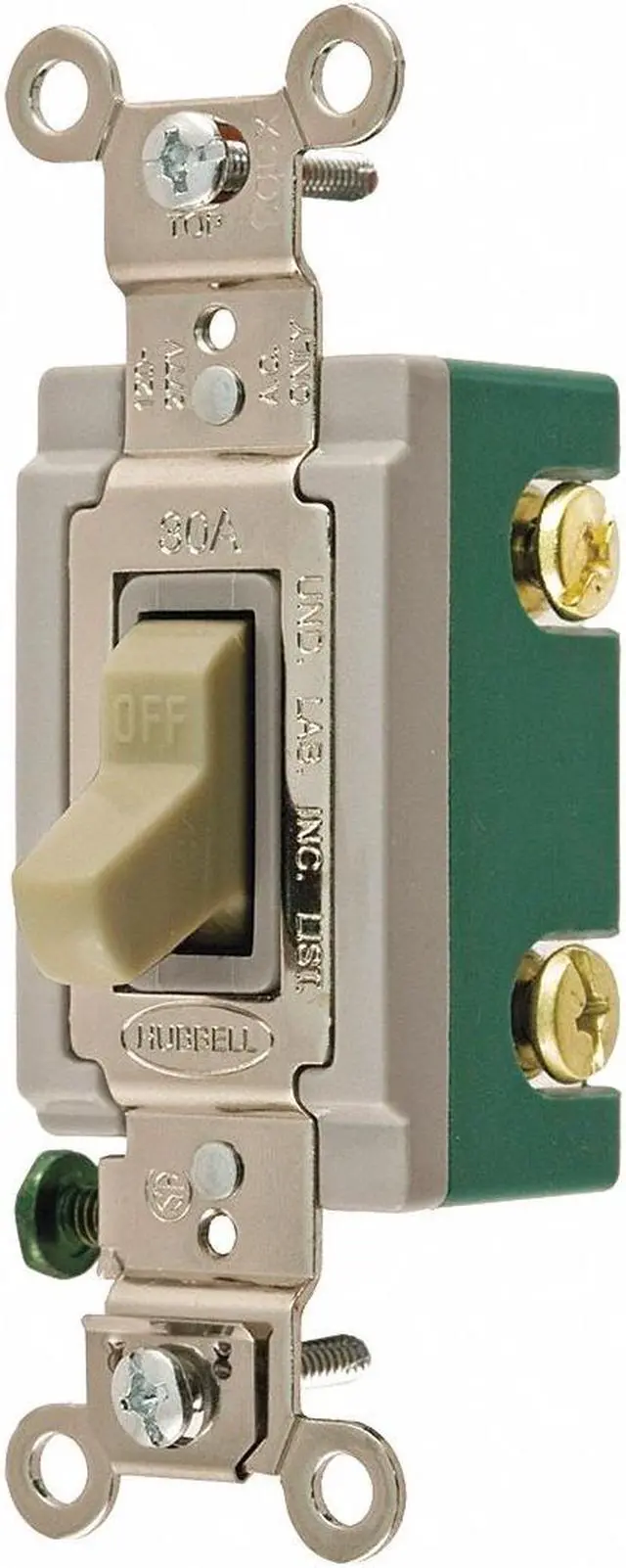 Main image of Switch,Ivory,30A,2-Pole Switch,1 to 2 HP BRYANT 3002I