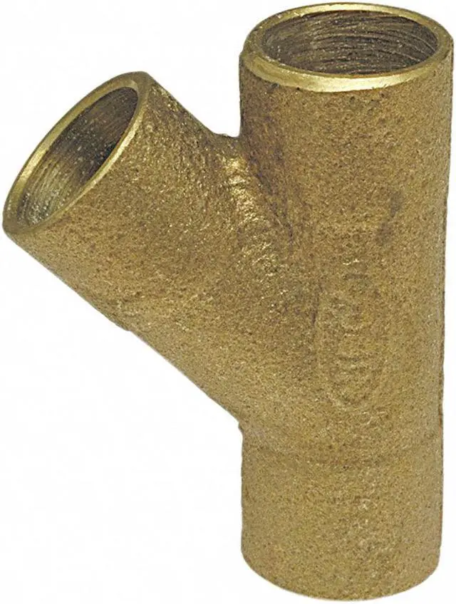 Alt view image 2 of 2 - NIBCO 749-LF 1 Wye,45 Deg,1 In,Low-Lead Cast Bronze