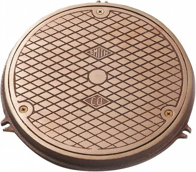 Alt view image 2 of 2 - JAY R. SMITH MFG. CO 4810-08PB 8" Pipe Dia. Nickel Bronze Floor Cleanout