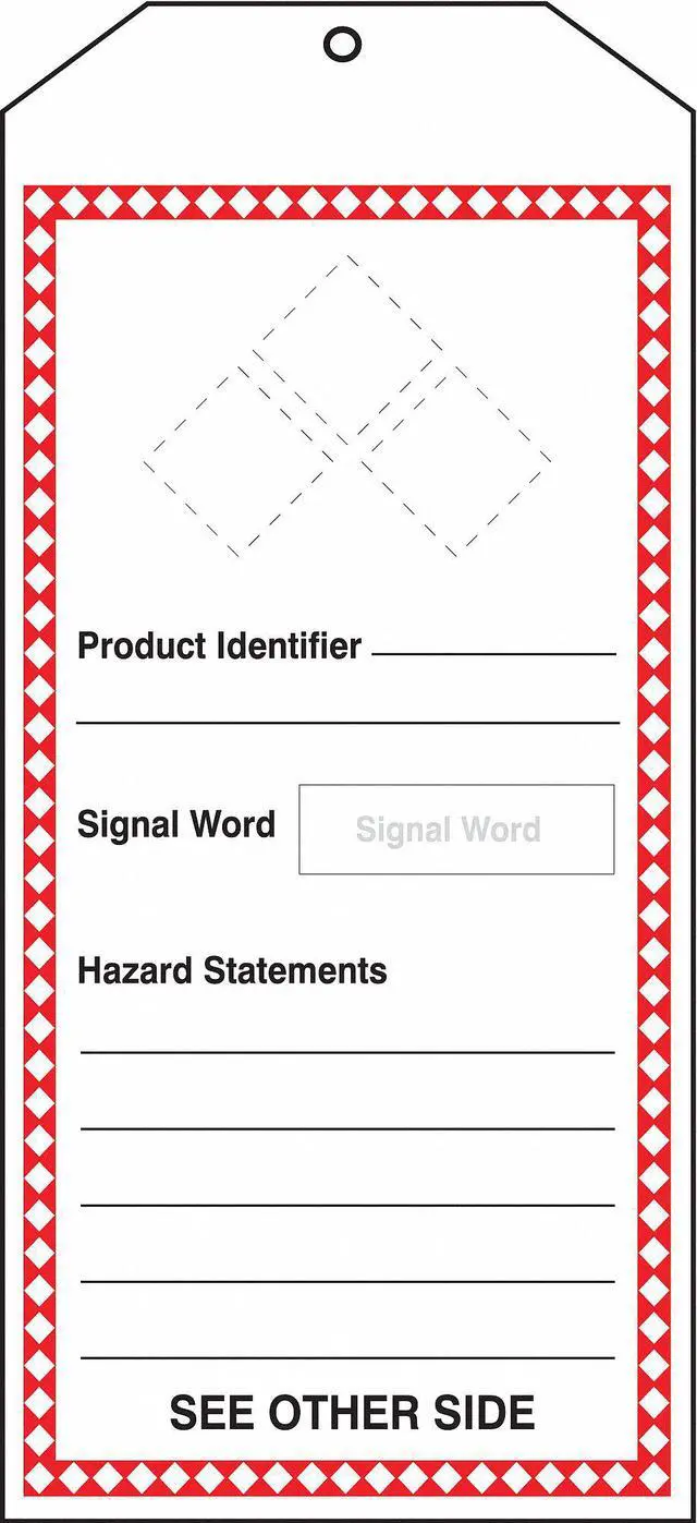 Main image of Accuform GHS Tags, Product Identifier  Cardstock Includes Labels THS401CTM