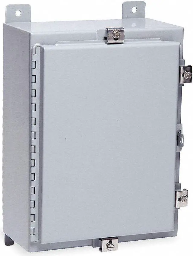 Alt view image 3 of 4 - WIEGMANN N4161208 Padlockable Hasp with Clamps Electrical Enclosures, 16 in H,