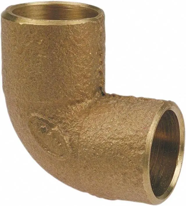 Alt view image 3 of 3 - Nibco 707R Cast Bronze Close Rough Copper Elbow, 1-1/4" x 3/4"