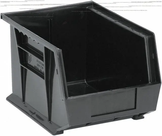 Alt view image 3 of 5 - QUANTUM STORAGE SYSTEMS QUS239CO Hang & Stack Storage Bin, Carbon Filled