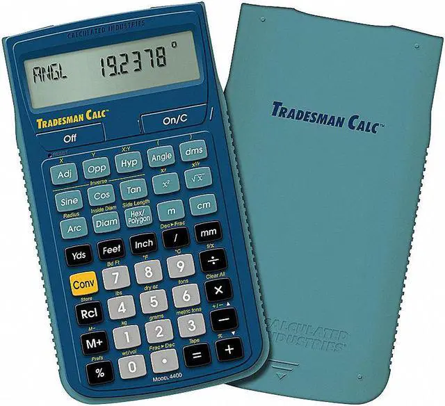 Main image of Tradesman Calculator,Portable,LCD CALCULATED INDUSTRIES 4400