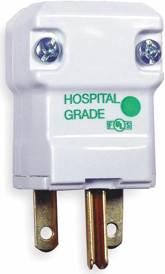 Main image of HUBBELL WIRING DEVICE-KELLEMS HBL8666V 3 Wire Straight Blade Plug Hospital
