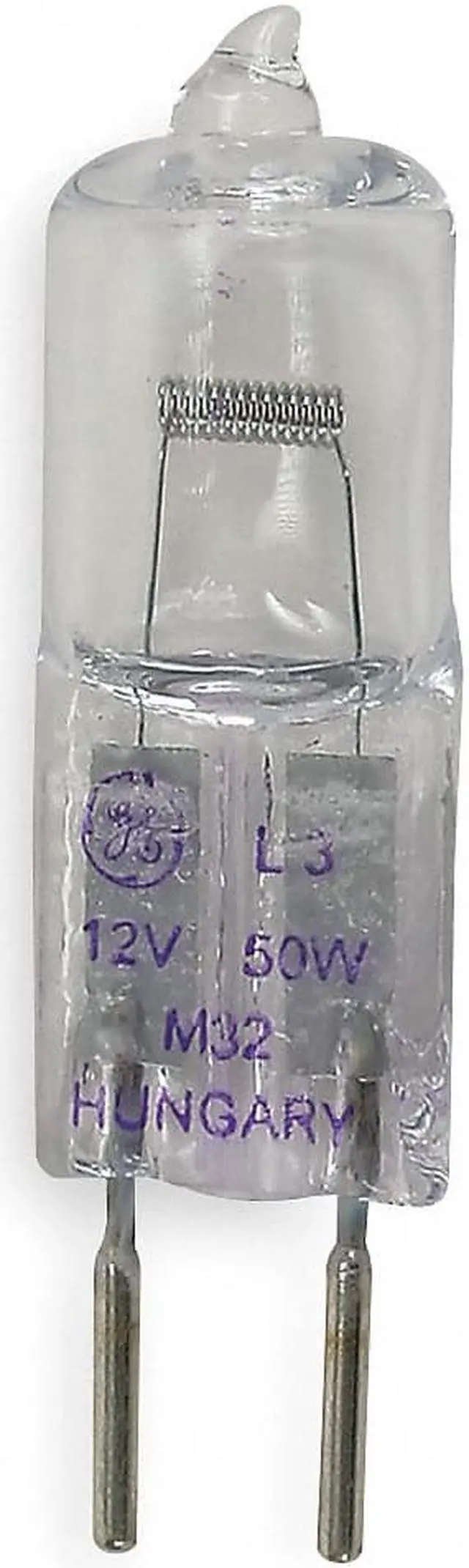 Alt view image 4 of 16 - 50 Watt GE T-3 JC Halogen Light Bulb Clear 97670