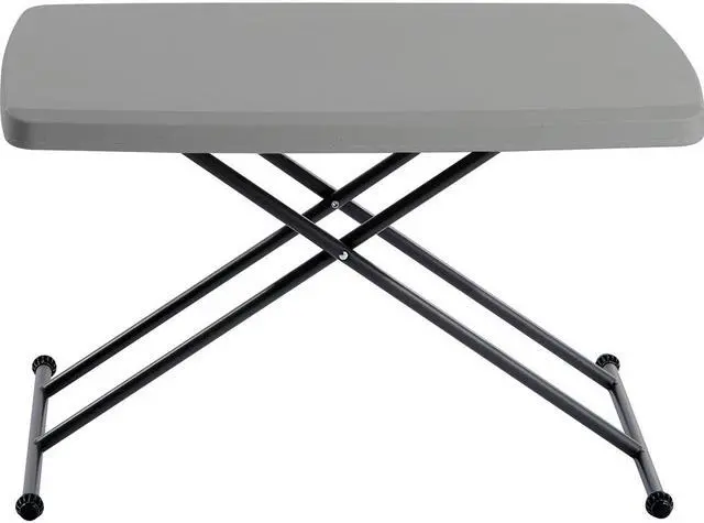 Alt view image 2 of 10 - Iceberg - 65491 - Iceberg IndestrucTable TOO Personal Folding Table - Rectangle Top - X-shaped Base - 30 Table Top