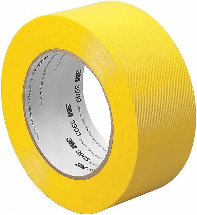 Main image of 3M 1-50-3903-YELLOW Duct Tape,1 x 50 yd,6.5 mil,Yellow,Vinyl