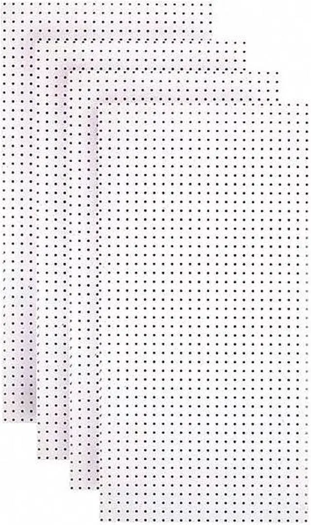 Alt view image 2 of 6 - Hardwood Pegboard Panel with 100 lb. Load Capacity, 48"H x 24"W, White, 4 PK
