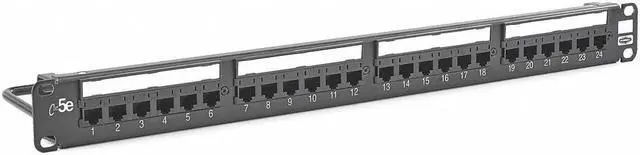 Main image of HUBBELL HP5E24E P-PANEL  CAT5E 24 PORT UNI ECO