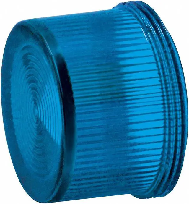 Alt view image 2 of 3 - SIEMENS 52RA4S5 Pilot Light Lens,30mm,Blue,Plastic