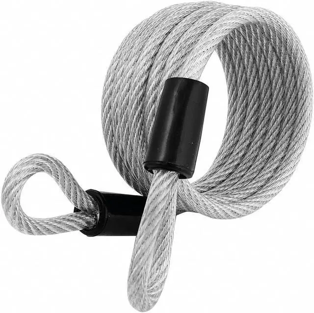 Alt view image 4 of 5 - MASTER LOCK 65D Security Cable,Self Coiling,6 ft,Steel