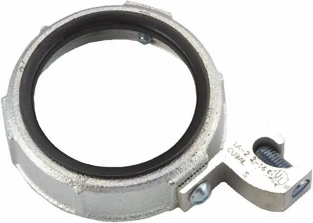 Main image of Raco 1/2" Threaded IMC, Rigid Grounding Bushing, 37/64" Overall Length  1262DC