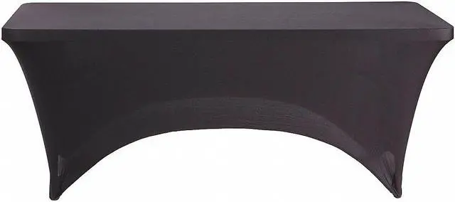Alt view image 3 of 16 - iGear Fabric Table Cover Polyester/Spandex 30 x 72 Black 16521