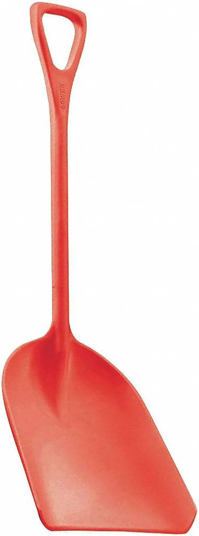 Alt view image 2 of 5 - Plastic Shovel, Red, 14 x 17 In, 42 In L