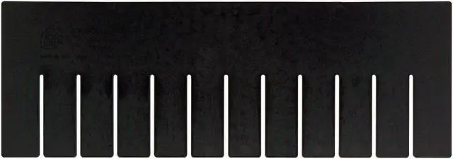 Main image of QUANTUM STORAGE SYSTEMS DL92060CO Plastic Divider, Black, 15 1/4 in L, 5 1/2 in