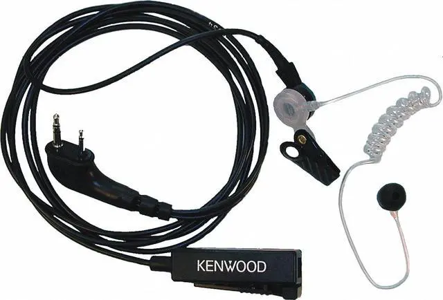 Alt view image 3 of 8 - Two-wire Palm Mic with Earpiece, Black