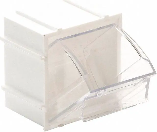 Main image of QUANTUM STORAGE SYSTEMS QTB409WT Tip Out Bins, Individual, W 2-13/16, White