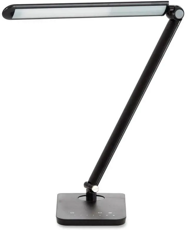 Alt view image 3 of 6 - Safco 1001BL Vamp Lighting - Multi-pivot Neck - 16.75" High - Black