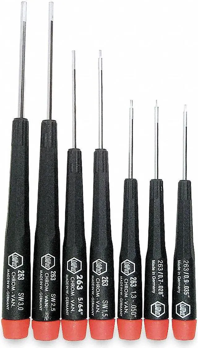 Alt view image 6 of 8 - Wiha Tools Precision Screwdriver Set, NmPcs7  26390