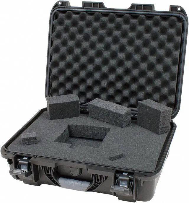 Alt view image 2 of 17 - Nanuk Large 925 Lightweight NK-7 Resin Waterproof Case with Cubed Foam, Black