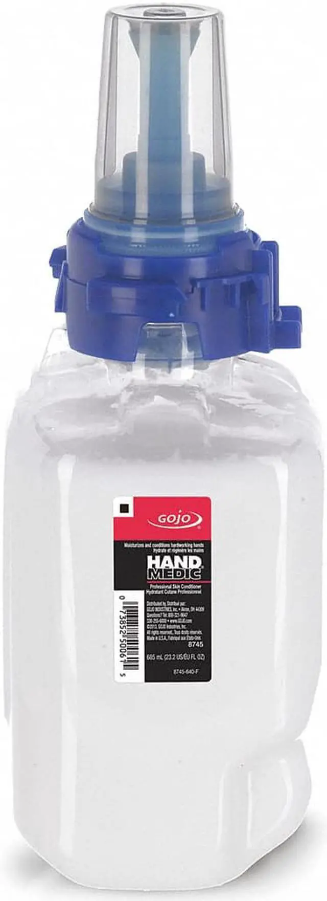 Alt view image 2 of 14 - GOJO 8745-04 Skin Conditioner, Hand Medic Series, Cartridge, 685 mL, Liquid,
