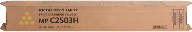 Alt view image 4 of 8 - RICOH OEM Toner Cartridge, YELLOW, yield 9,500 841919