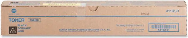 Alt view image 2 of 3 - Konica Minolta TN-216K Toner Cartridge - Black