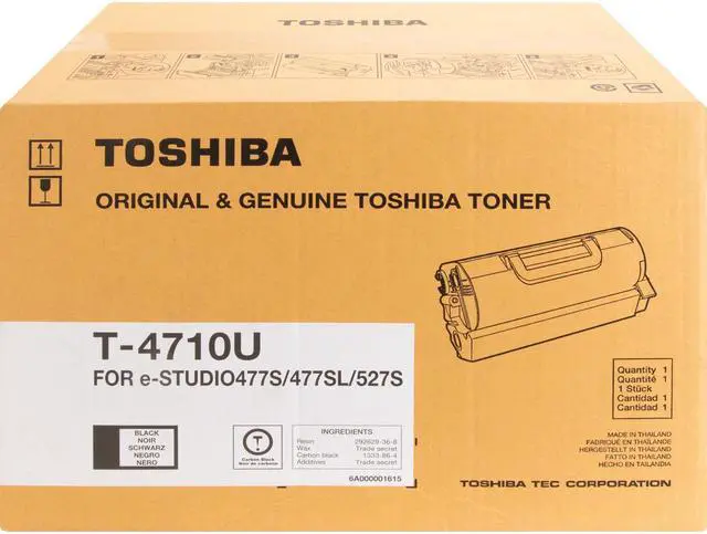 Alt view image 5 of 5 - Toshiba T4710U Original Toner Cartridge - Black - Laser - 36000 Pages - 1 Each