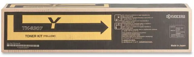 Alt view image 8 of 15 - Kyocera Original Toner Cartridge - Laser - 15000 Pages - Yellow - 1 Each
