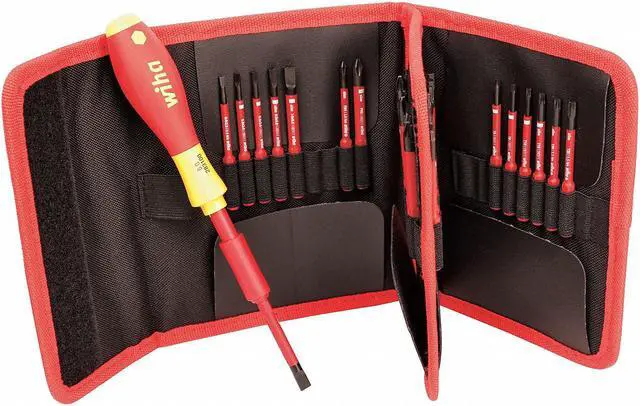 Main image of Wiha Tools Electricians Tool Kit,30 pcs.  28399