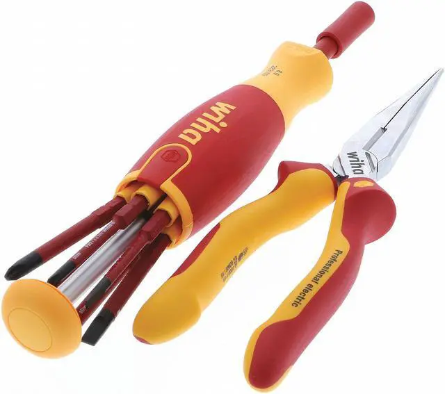 Main image of Wiha Tools 8-PC Electricians Tool Kit   32865