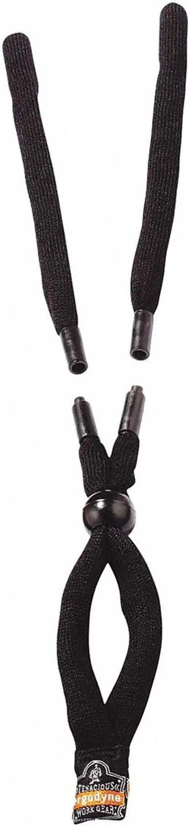 Alt view image 3 of 8 - Skullerz 3215 Cotton Breakaway Eyewear Lanyard - Black