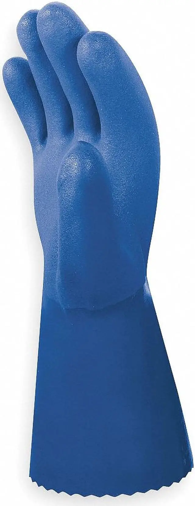 Alt view image 2 of 2 - SHOWA BEST 660M-08 12" Chemical Resistant Gloves, PVC, M, 1 PR