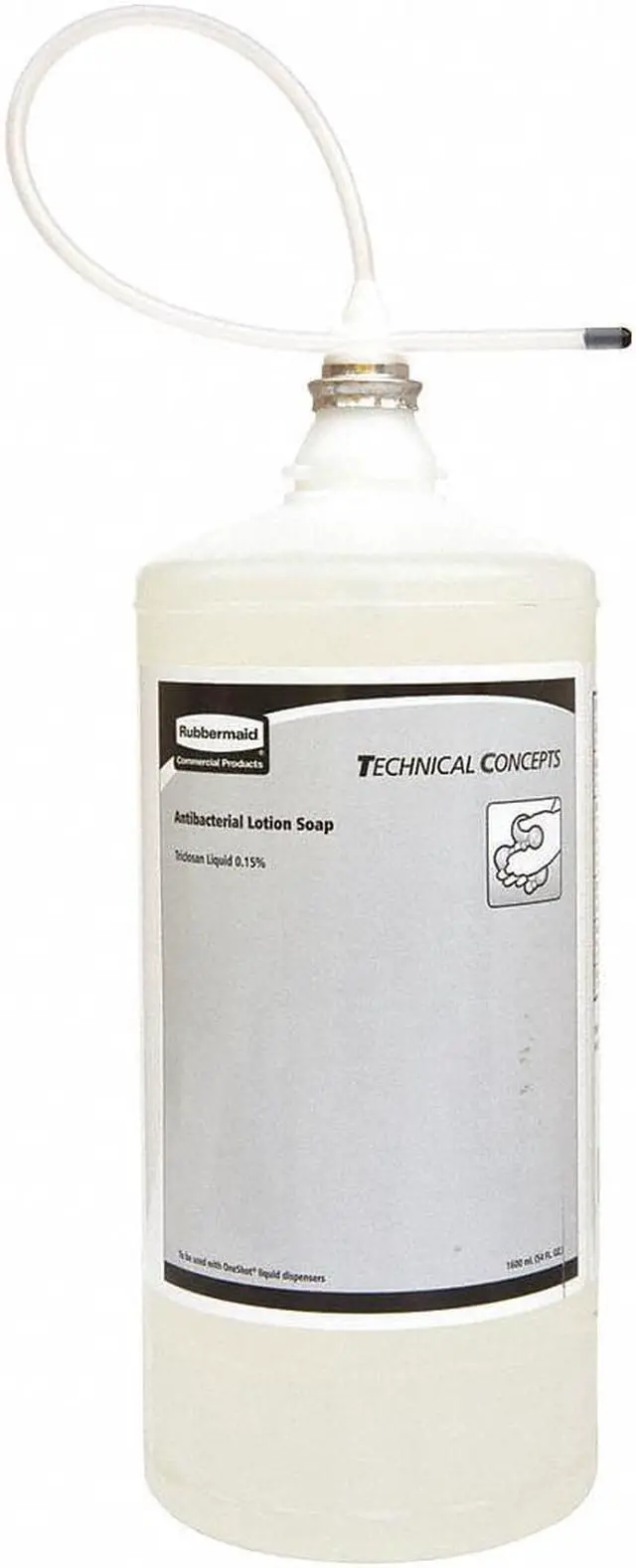 Alt view image 2 of 4 - Rubbermaid 2018581 Dispenser Antimicrobial Liquid Soap, White