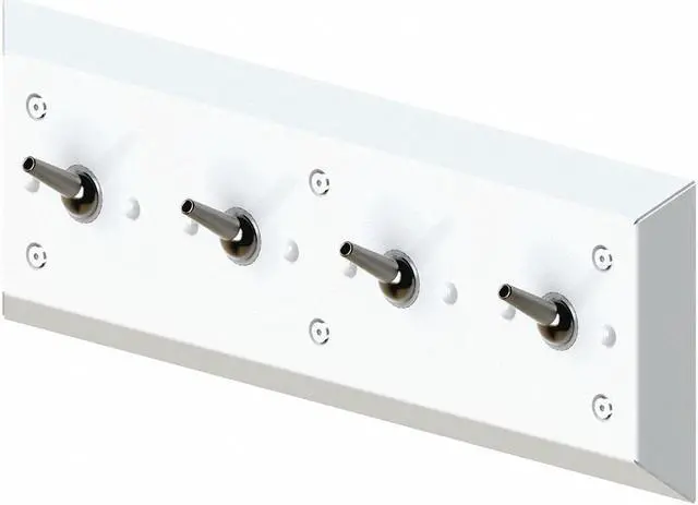 Alt view image 2 of 3 - BESTCARE WH1828A-SLPT Bathroom Hook,4 Hooks,6-1/2" H,7/8" D