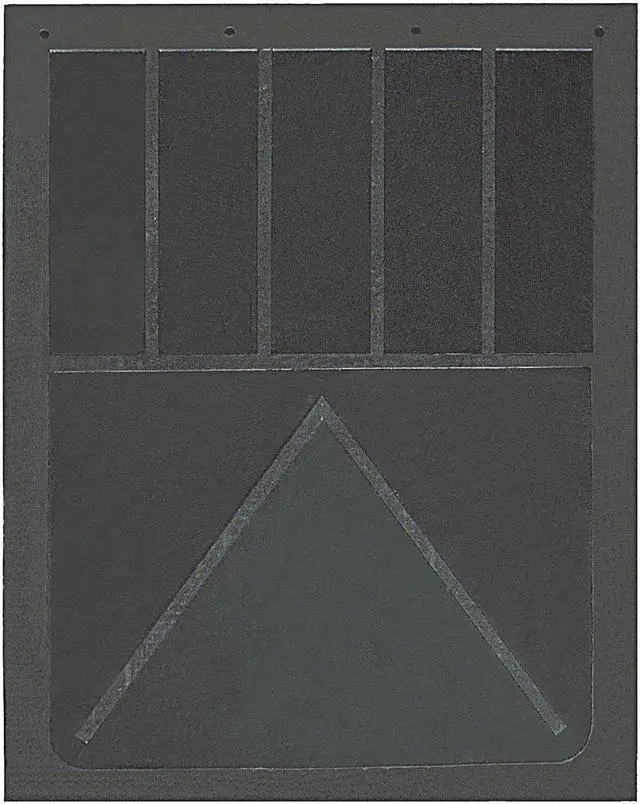 Main image of Buyers Products Mud Flaps,Black,Rubber,24" L x 24" W,PR  B24SPP