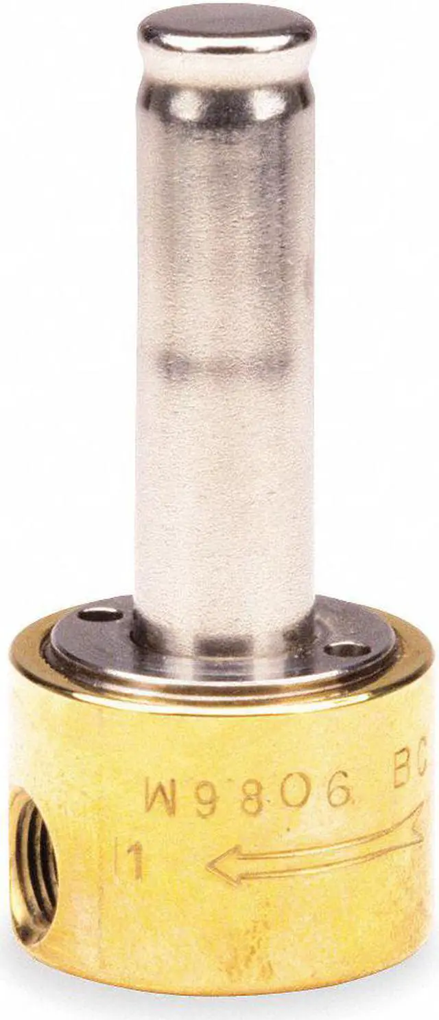 Alt view image 3 of 3 - DAYTON 016658 Brass Solenoid Valve Less Coil, Normally Closed, 1/4 in Pipe Size