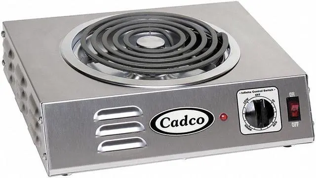 Alt view image 5 of 5 - CADCO CSR-3T Hot Plate,Single,Hi-Power,Tubular