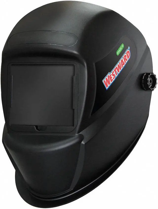 Alt view image 2 of 2 - WESTWARD 44R224 Passive Welding Helmet, Fix10, Black