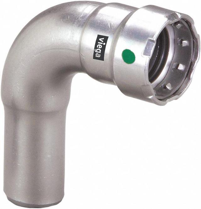 Main image of Viega Megapress Stainless 316 90 Degree Street Elbow, 3/4" x 3/4" Tube Size