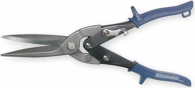 Alt view image 3 of 3 - WESTWARD 5MW41 Metal Cutting Snip, Straight, 11 1/2 in, Alloy Steel