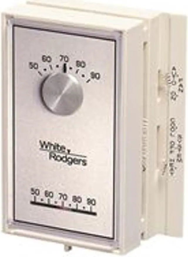 Alt view image 3 of 6 - WHITE-RODGERS 1F56N-444 Standard Mechanical Thermostats, 1 H, 1 C, Hardwired,