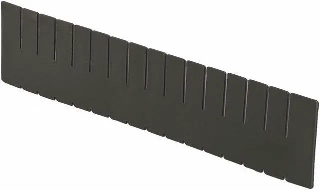 Alt view image 2 of 2 - LEWISBINS DV2250 XL ESD Box Divider, Black, 20-5/8in.x4-1/4in.