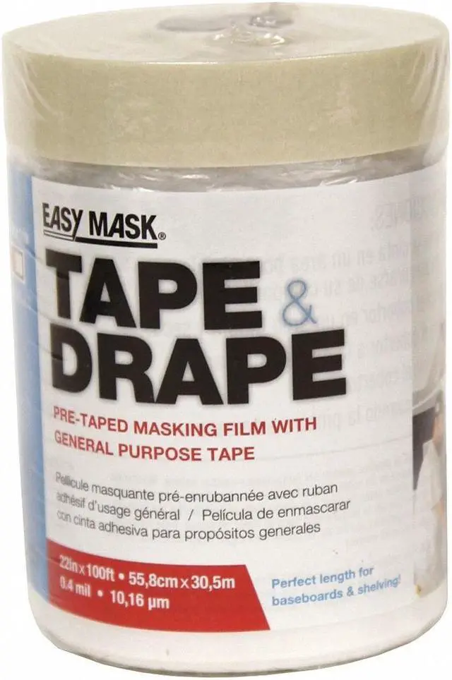 Alt view image 3 of 4 - TRIMACO 71020/12 Self-Adhesive Containment Film,1-5/6 ft.