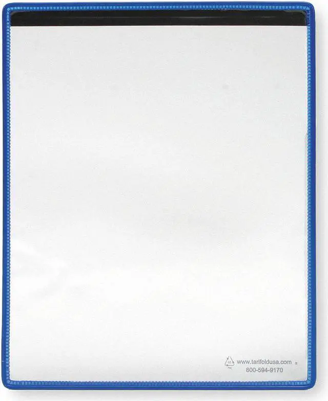 Alt view image 2 of 4 - TARIFOLD PMV5 Magnetic Sheet Pocket, Blue, PK5