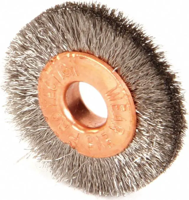 Alt view image 3 of 5 - WEILER 90856 Crimped Wire Wheel Wire Brush, Arbor, 1"