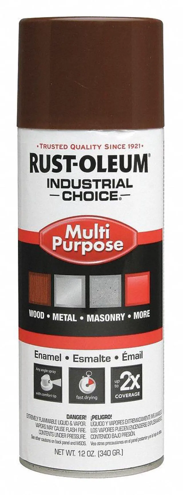 Main image of 830 Leather Brown Ind. Choice Paint 12Oz. Fil.Wt